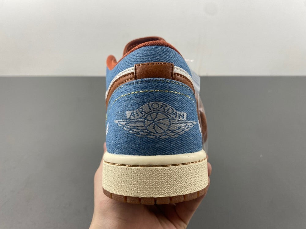 Air Jordan 1 Low "White/Blue/Grey"
