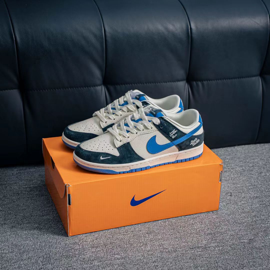 Nike Dunk Low “White/Blue” – Crisp Court Heritage