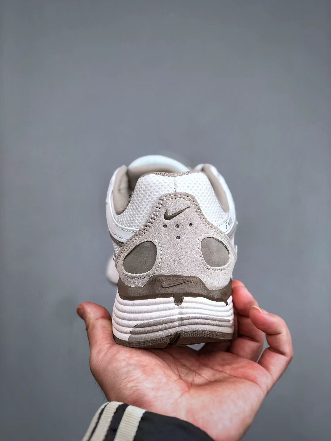 Nike P-6000 in White/Brown: Retro Digital Terroir