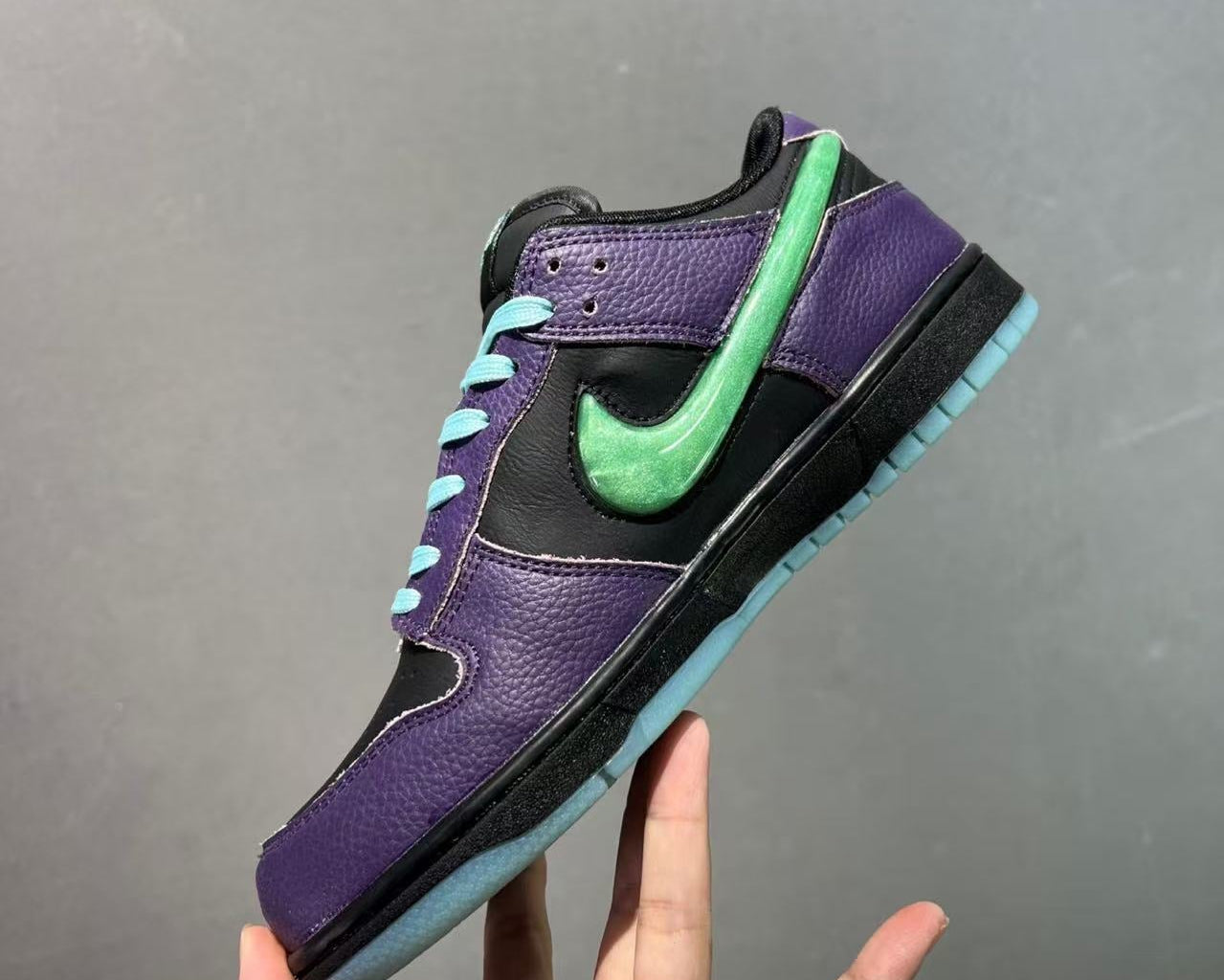 Nike SB Dunk Low “Black/Blue/Purple” – Bold Color-Blocked Skate Essential