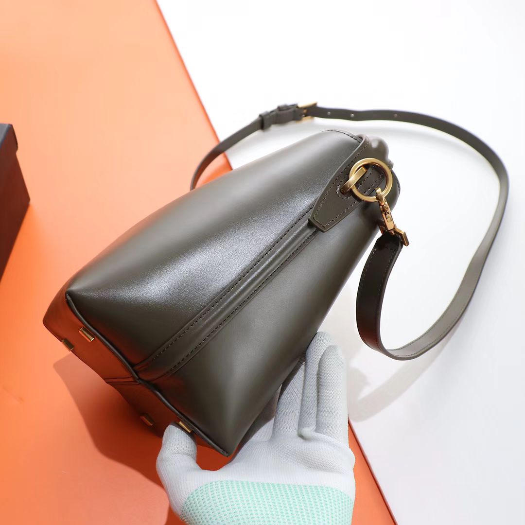 Saint Laurent Dark Green Lambskin Bag