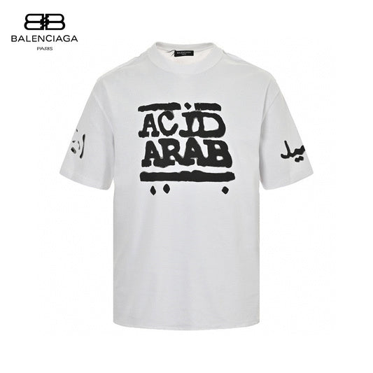 Balenciaga Acid Arab T-Shirt (White) - Prime Reps