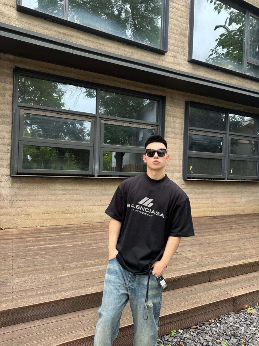 Balenciaga Activewear T-Shirt (Black) - Prime Reps