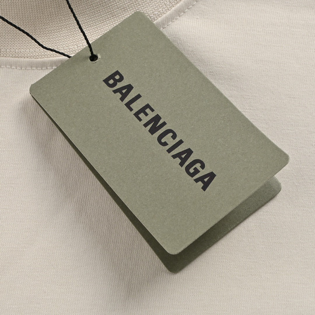 Balenciaga Beige T-Shirt with EREWHON Graphic - Prime Reps