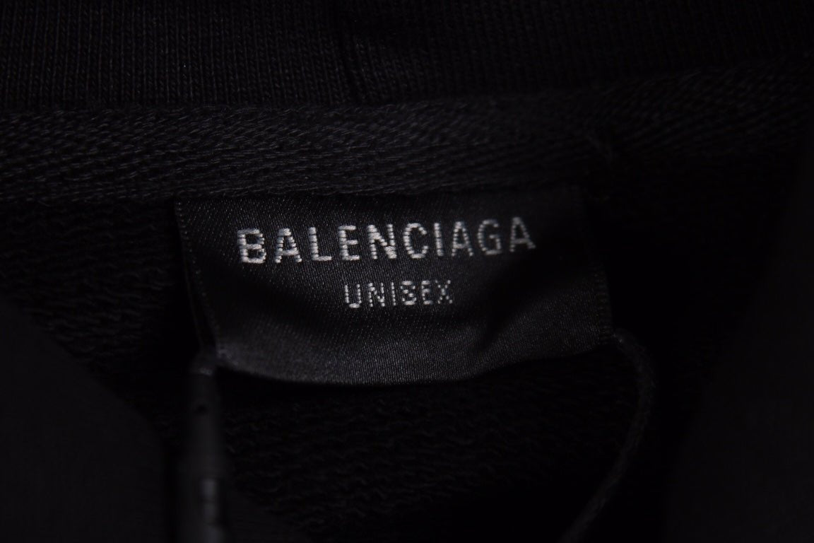 Balenciaga Black Be Yourself Hoodie - Prime Reps