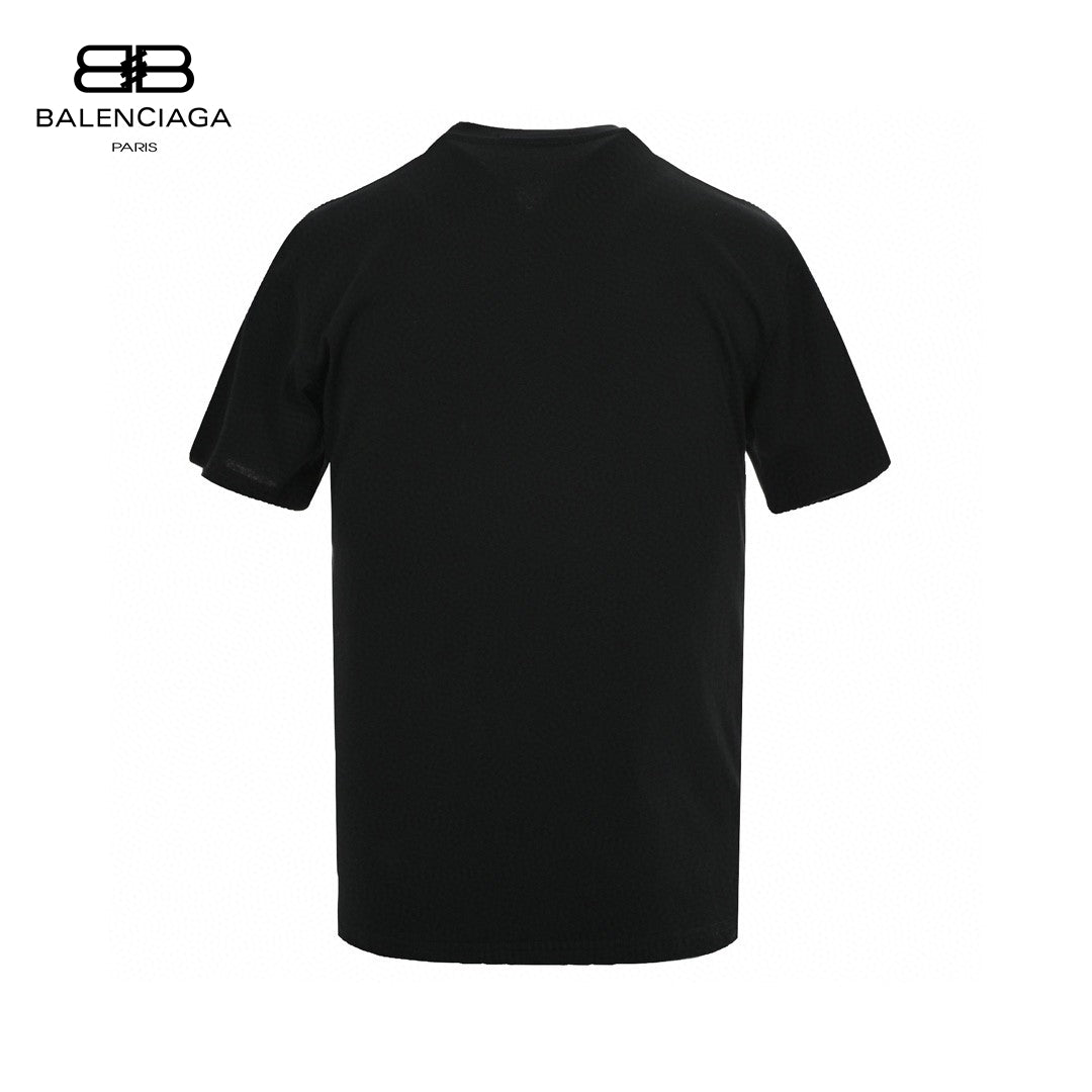 Balenciaga Black T-Shirt with Graphic Design - Prime Reps