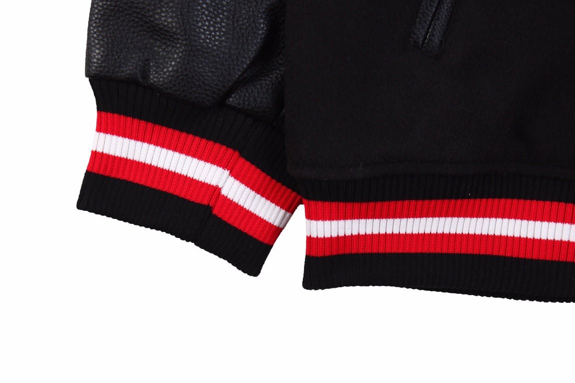 Balenciaga Black Varsity Jacket - Prime Reps