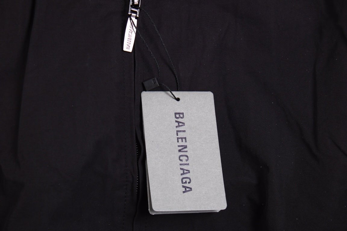 Balenciaga Black Zip - Up Jacket - Prime Reps