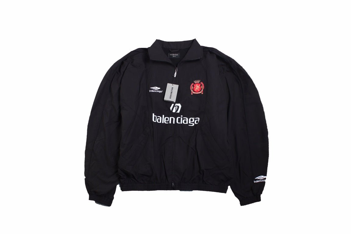 Balenciaga Black Zip - Up Track Jacket - Prime Reps