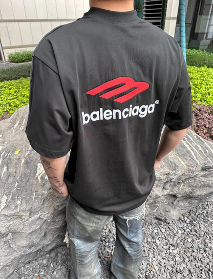 Balenciaga Bold Logo Black T-Shirt - Prime Reps