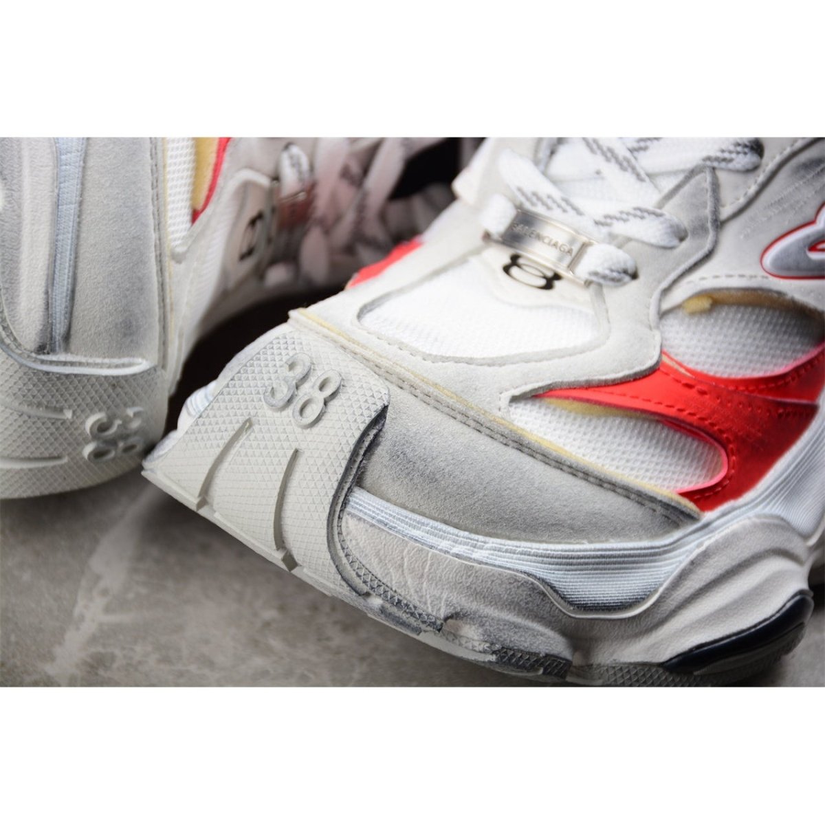 BALENCIAGA CARGO x WHITE GREY RED - Prime Reps