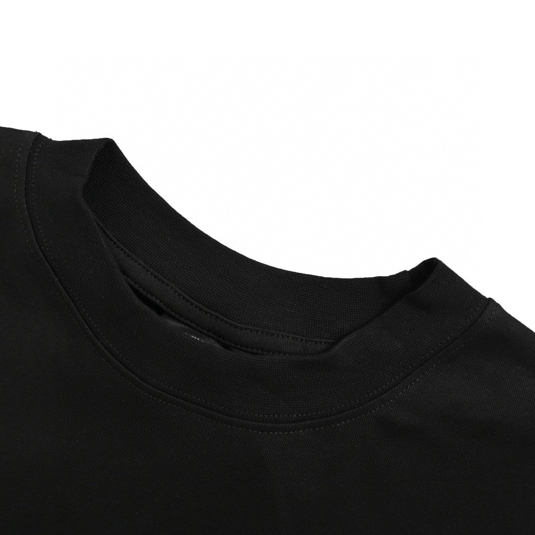 Balenciaga Cracked 'BB' Logo T-Shirt (Black) - Prime Reps