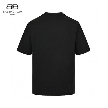 Balenciaga Cracked 'BB' Logo T-Shirt (Black) - Prime Reps