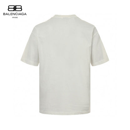 Balenciaga Cracked Logo T-Shirt (White) - Prime Reps