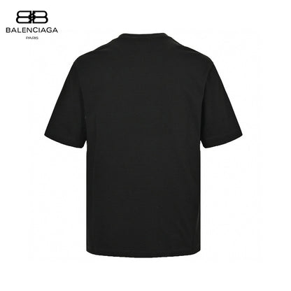 Balenciaga Crystal Logo T-Shirt in Black - Prime Reps