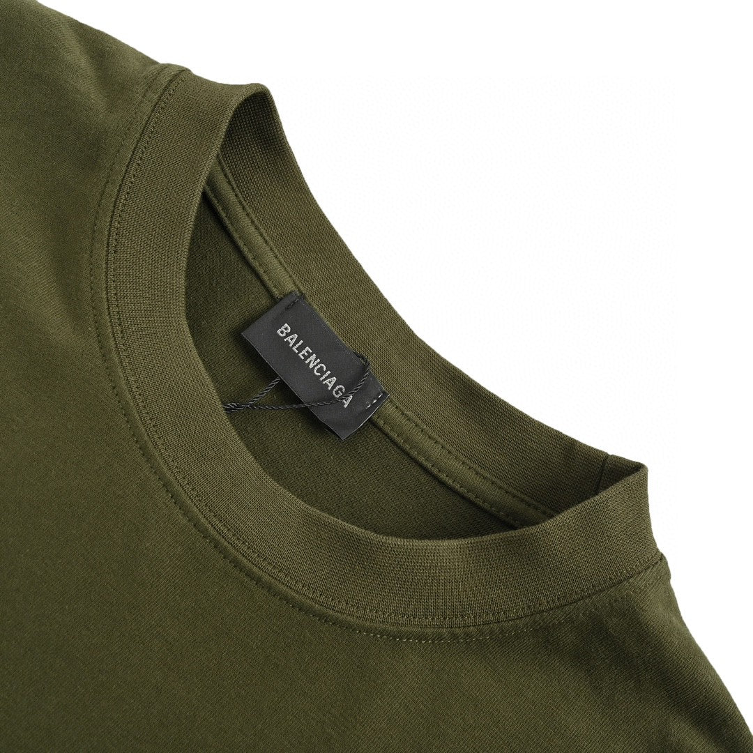 Balenciaga Design Team T-Shirt (Olive Green) - Prime Reps