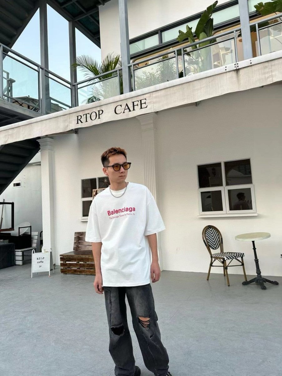 Balenciaga Design Team T-Shirt (White) - Prime Reps