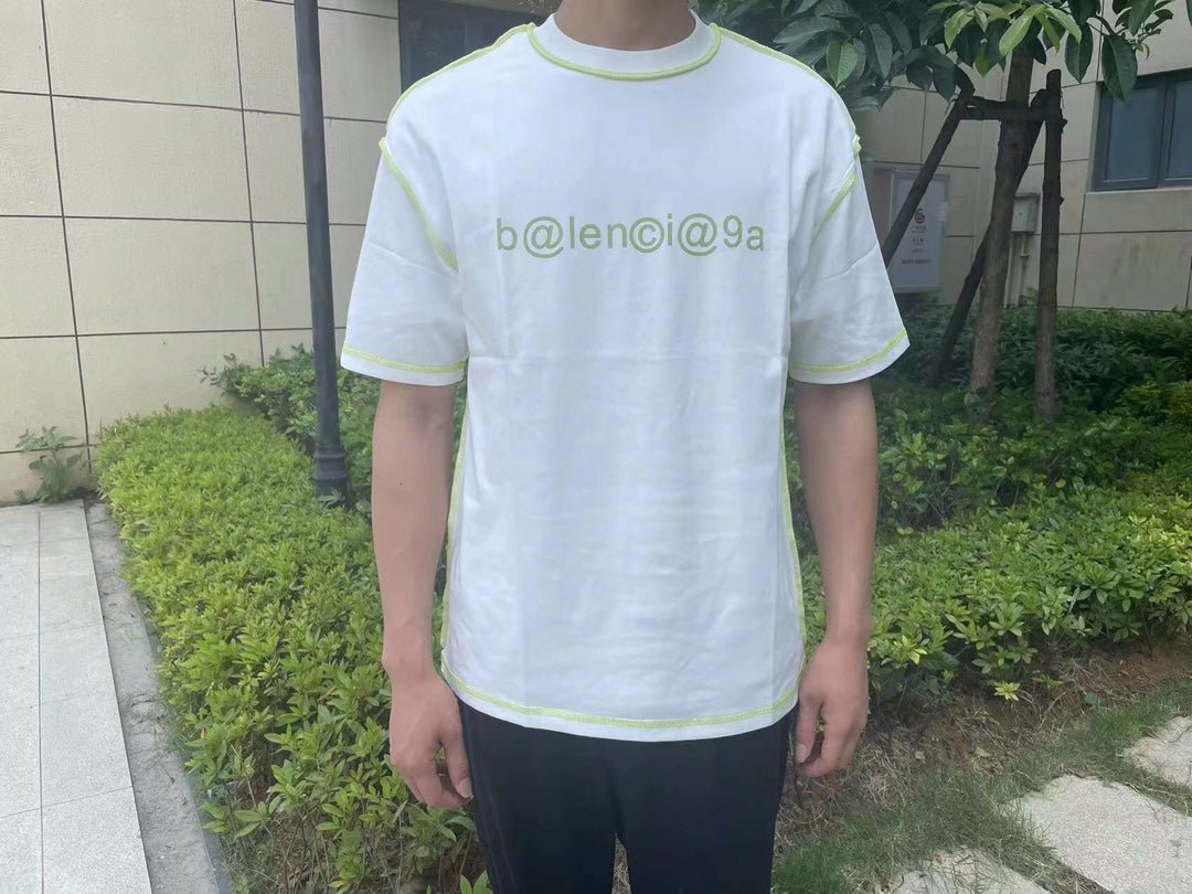 Balenciaga Digital Age Logo T-Shirt - Prime Reps