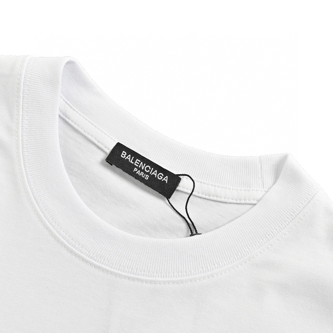 Balenciaga Distorted Logo T-Shirt - Prime Reps