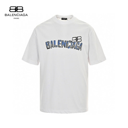 Balenciaga Distorted Logo T-Shirt - Prime Reps