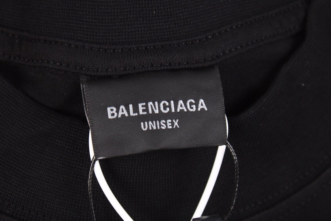 Balenciaga Distressed BB Logo T-Shirt - Prime Reps