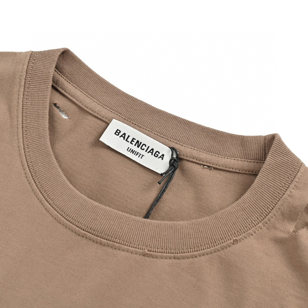 Balenciaga Distressed Logo T-Shirt - Prime Reps