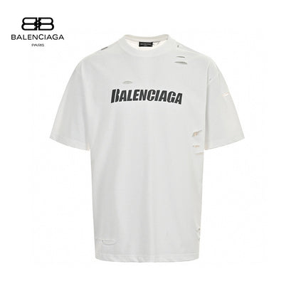 Balenciaga Distressed Logo T-Shirt - Prime Reps