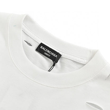 Balenciaga Distressed Logo T-Shirt - Prime Reps