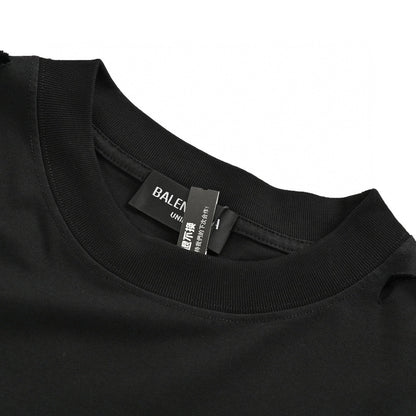 Balenciaga Distressed Logo T-Shirt - Prime Reps