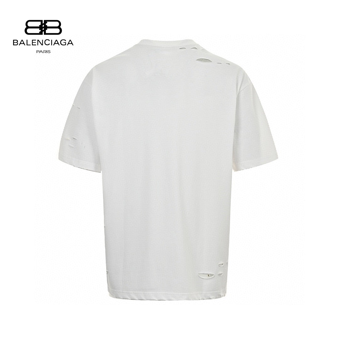 Balenciaga Distressed Logo T-Shirt - Prime Reps