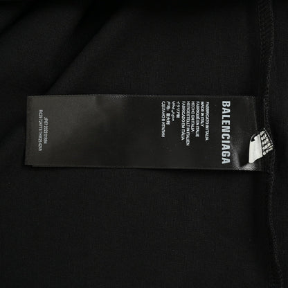 Balenciaga Distressed Logo T-Shirt in Black - Prime Reps