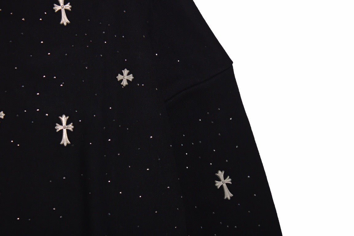 Balenciaga Embellished Sweatshirt - Black - Prime Reps