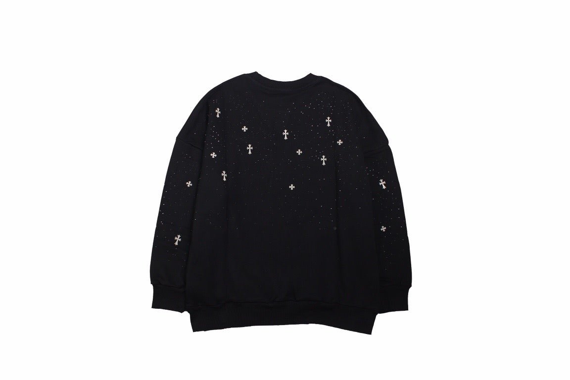 Balenciaga Embellished Sweatshirt - Black - Prime Reps