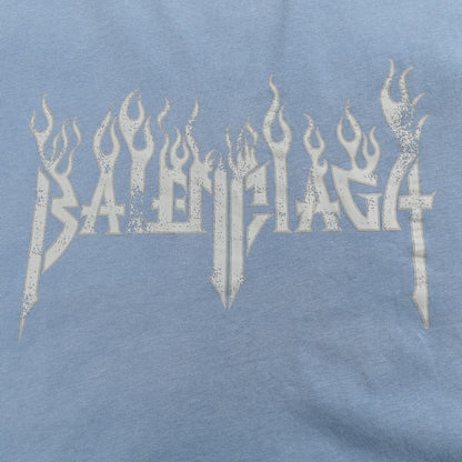 Balenciaga Flame Graphic T-Shirt (Blue) - Prime Reps