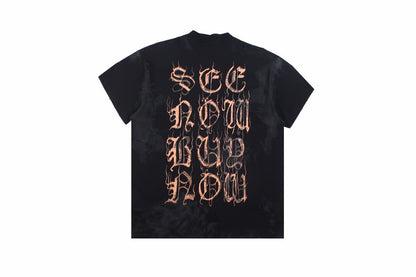 Balenciaga Gothic Logo T-Shirt - Prime Reps