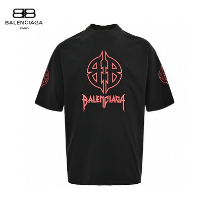 Balenciaga Gothic Logo T-Shirt (Black) - Prime Reps