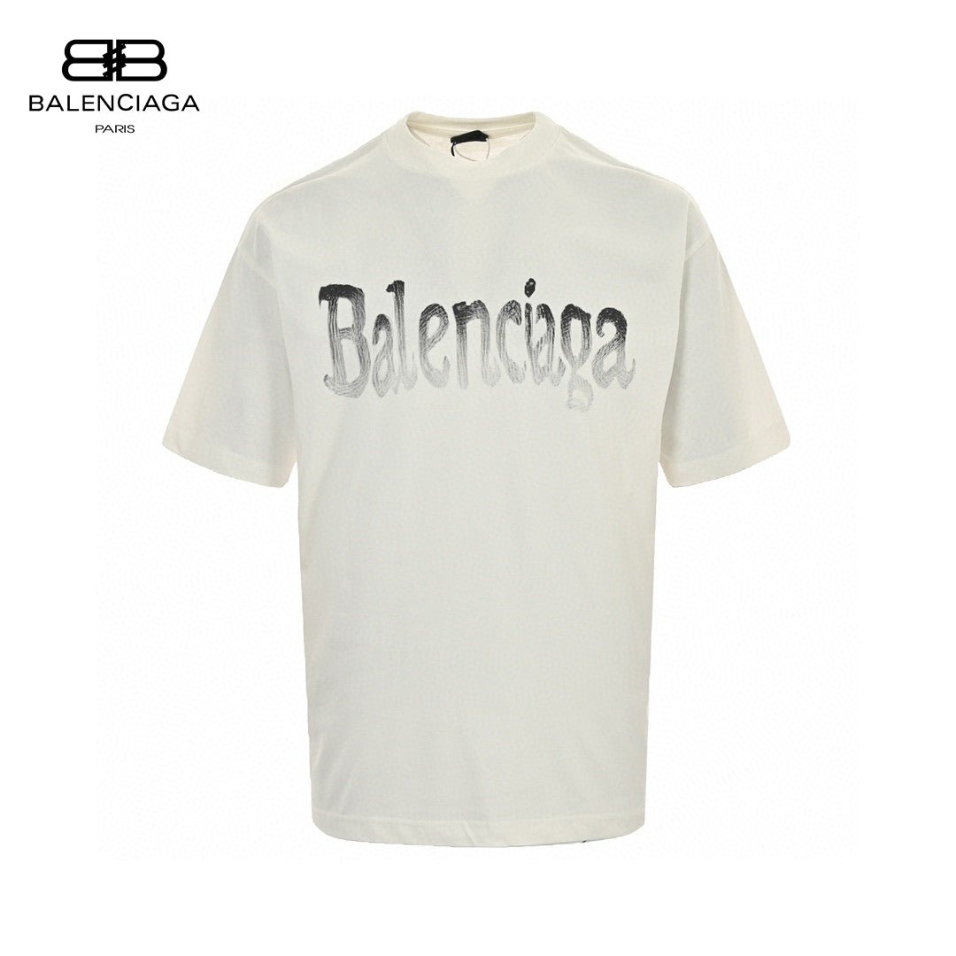 Balenciaga Gradient Logo T-Shirt - Prime Reps