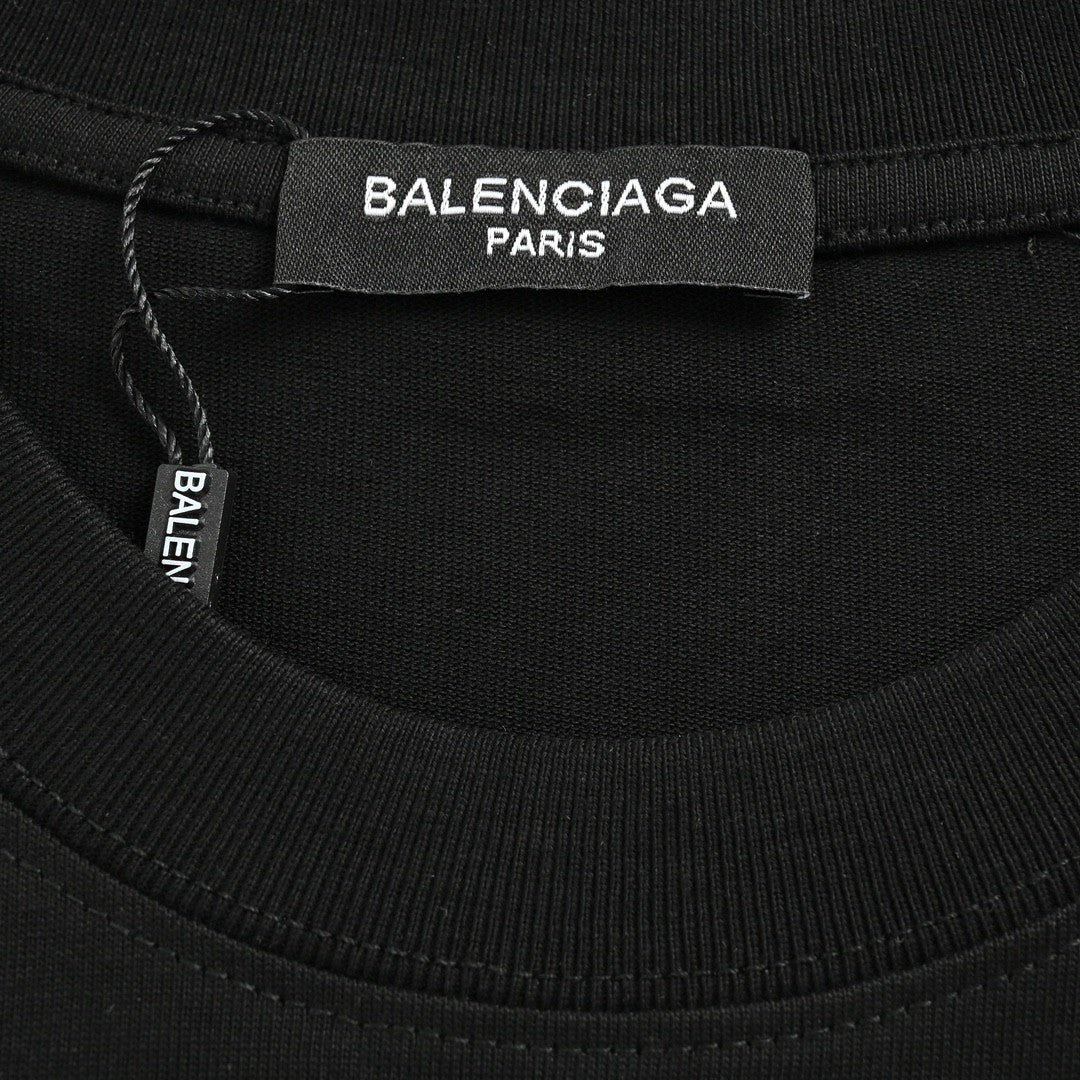 Balenciaga Gradient Stripe Black T-Shirt - Prime Reps