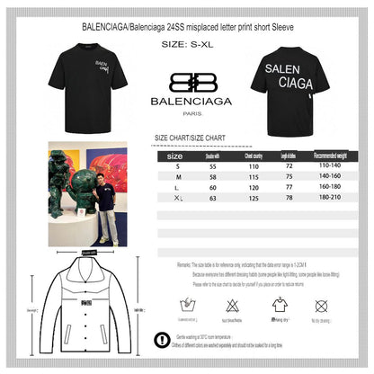 Balenciaga Graffiti Logo Black T-Shirt - Prime Reps