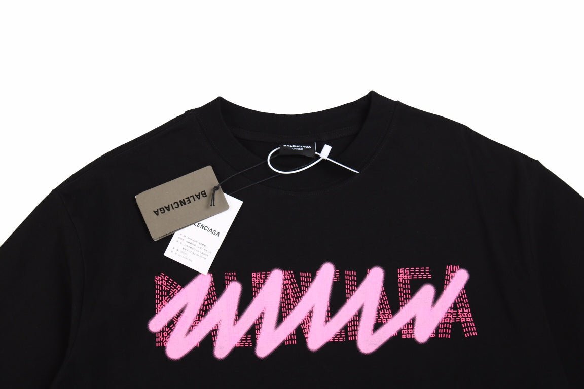 Balenciaga "Graffiti Logo" T-Shirt - Prime Reps