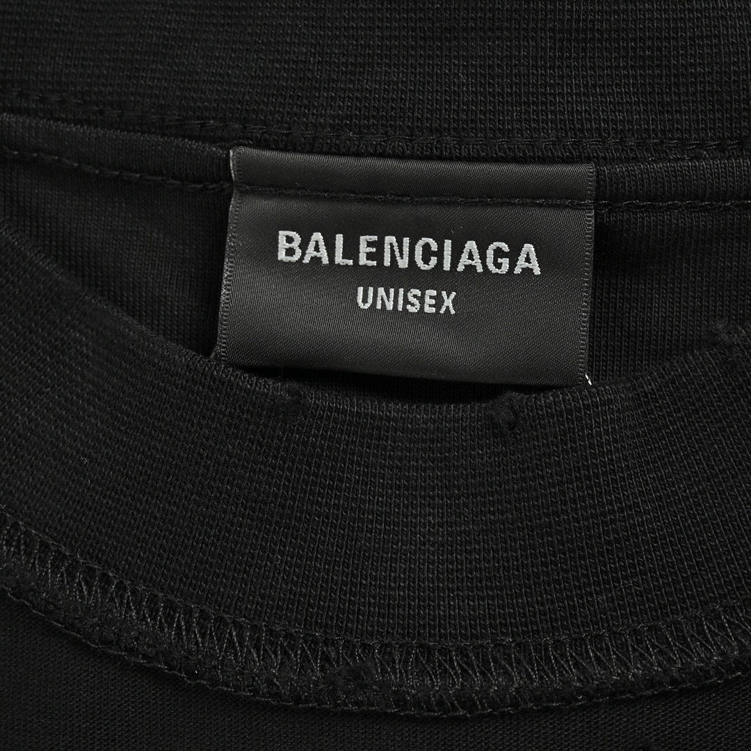 Balenciaga Graphic Black T-Shirt - Prime Reps