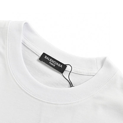 Balenciaga Graphic Logo T-Shirt (White) - Prime Reps