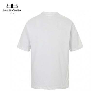 Balenciaga Graphic Logo T-Shirt (White) - Prime Reps