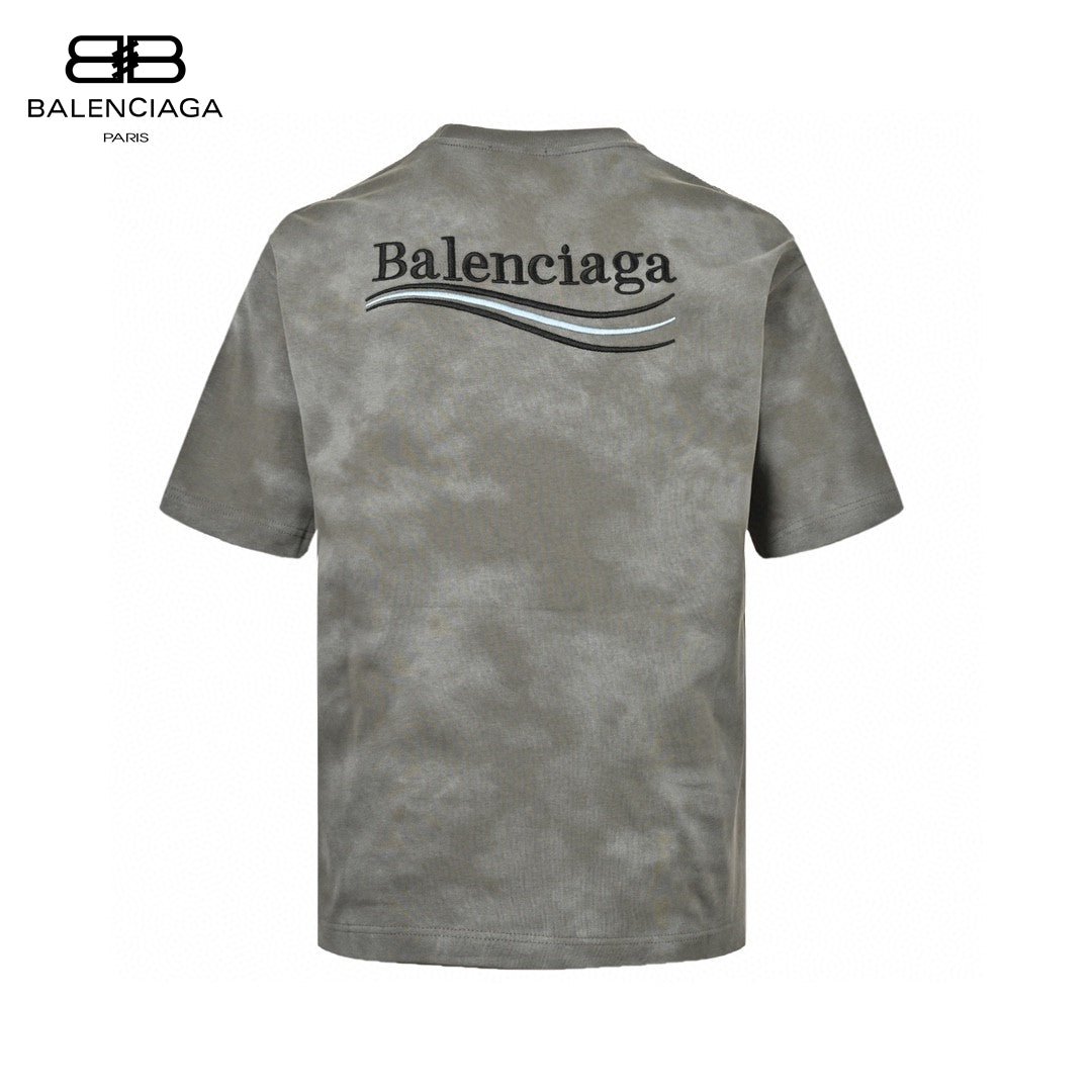 Balenciaga Grey Tie - Dye T-Shirt - Prime Reps