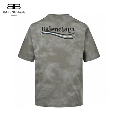 Balenciaga Grey Tie - Dye T-Shirt - Prime Reps