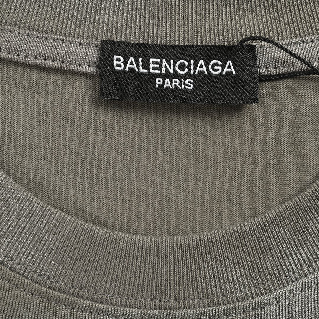 Balenciaga Grey Tie - Dye T-Shirt - Prime Reps