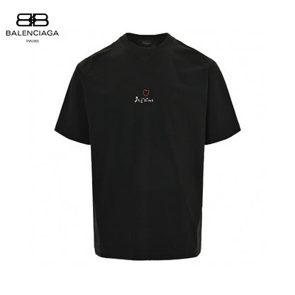 Balenciaga Je t'aime Black T-Shirt - Prime Reps