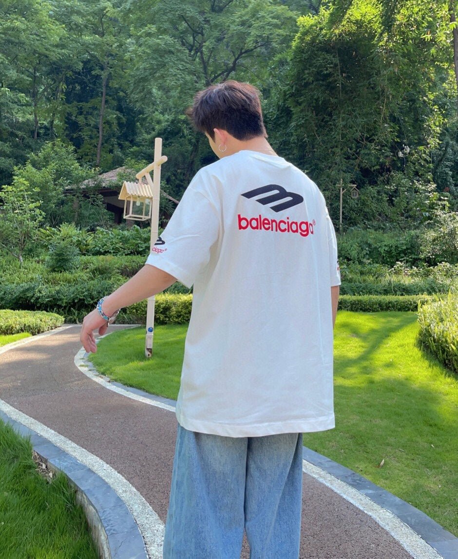 Balenciaga Logo Graphic T-Shirt - Prime Reps