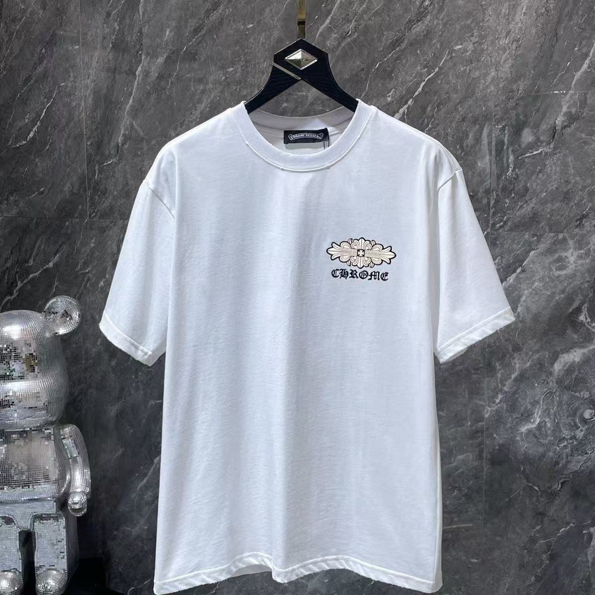 Chrome Hearts Classic Crewneck T-Shirt in White/Black