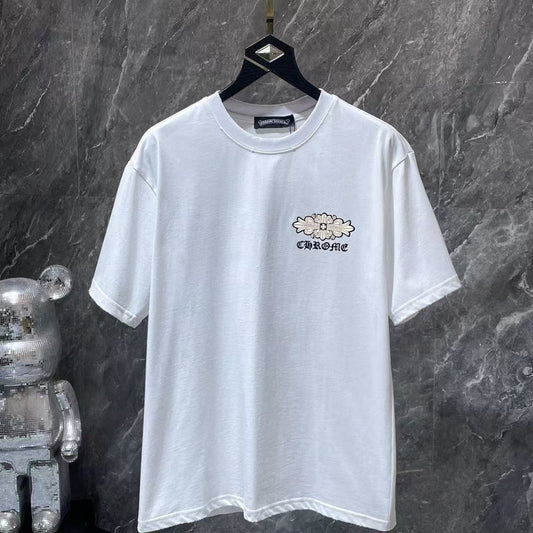 Chrome Hearts Classic Crewneck T-Shirt in White/Black